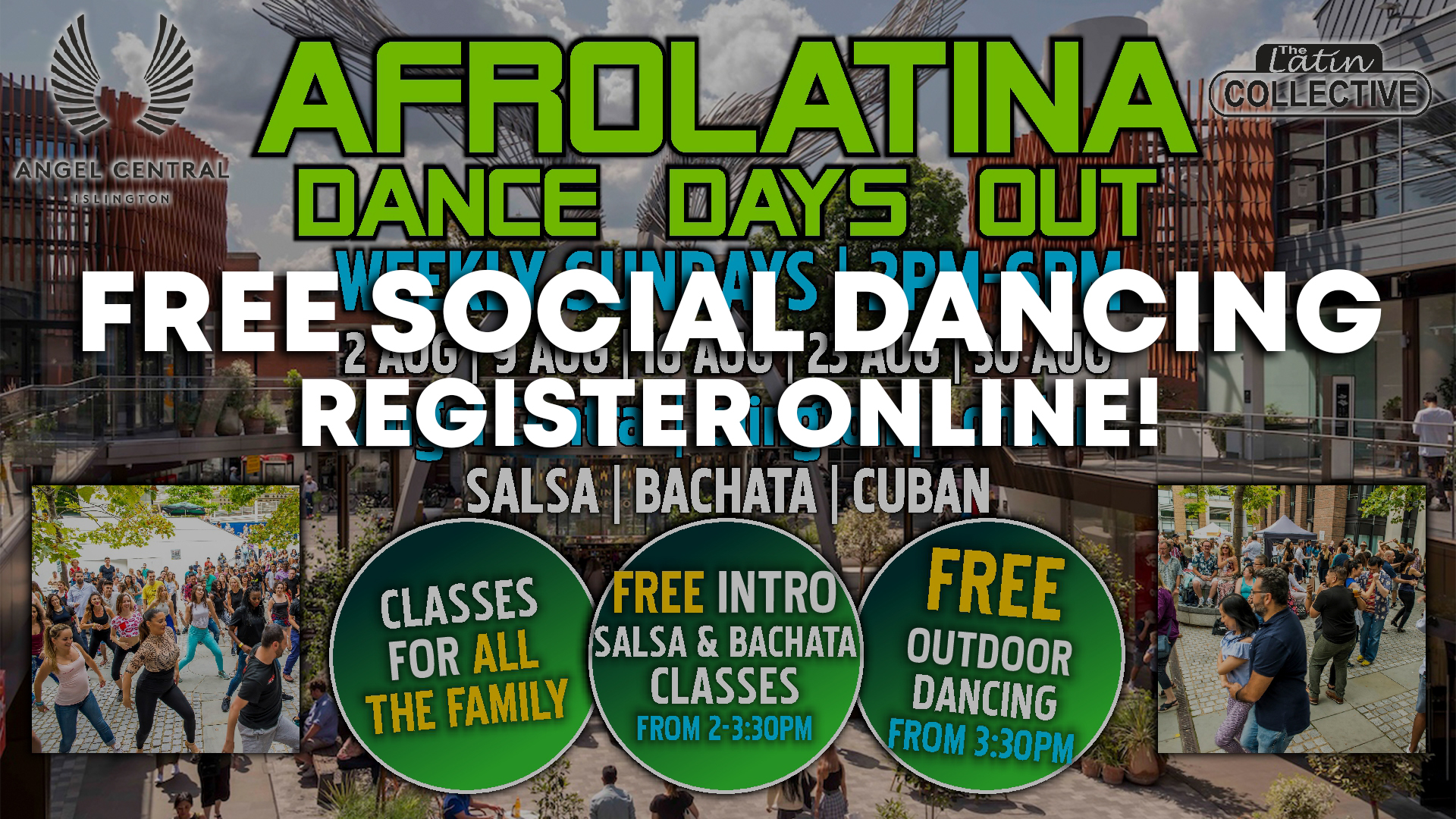 THE AFROLATINA DANCE DAYS OUT - AUGUST 2026 - FREE SOCIAL
